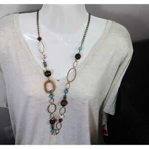Decree Multicolor Skull Necklace